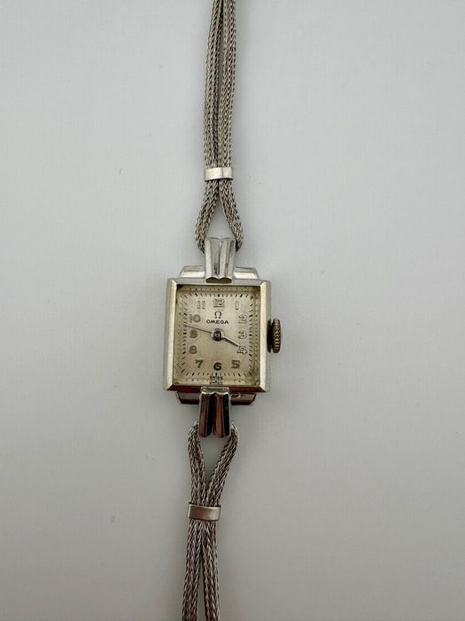 Omega 14k złocona Art Deco lata 50