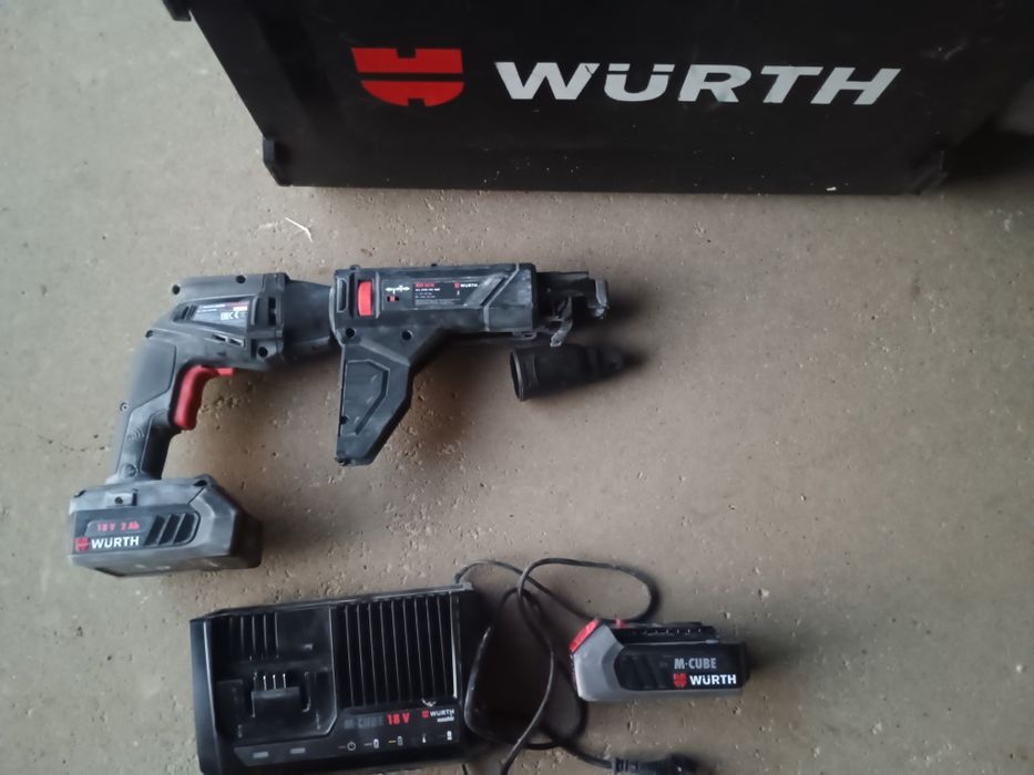 Wkrętarka taśmowa Wurth ATS 18 komplet do regipsów M-Cube