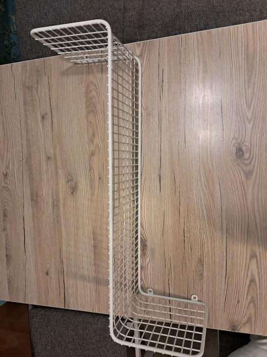 Półka ikea metalowa biała