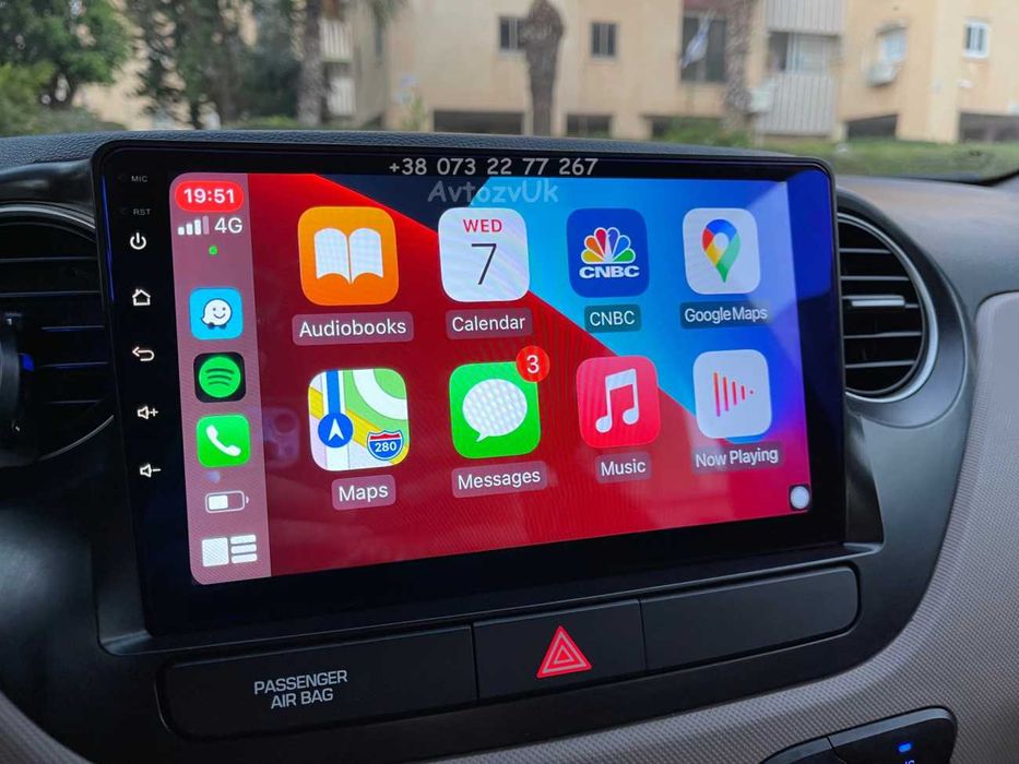 Магнитола I10 I 10 i10 Hyundai I20 I 20 i20 GPS USB CarPlay Android 15