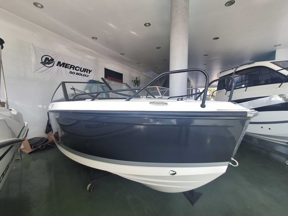 Barco QUICKSILVER 605 CRUISER com o motor MERCURY 115HP CT rabeta de 150hp