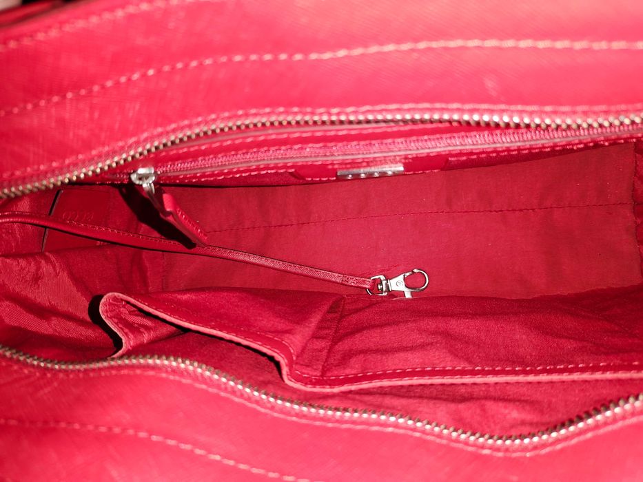 Сумочка жіноча "ECCO" . Червона, розмір 30см x 23cм x 10см