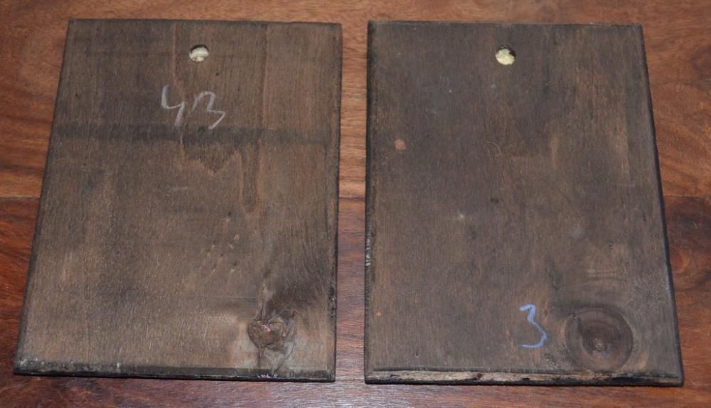 Quadros Artesanais em Madeira–Virgem Maria e Jesus – Origem: Bulgária