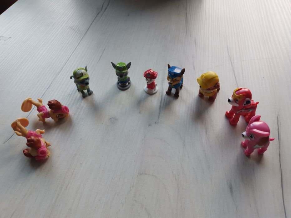 Psi Patrol figurki z jajek 9 szt