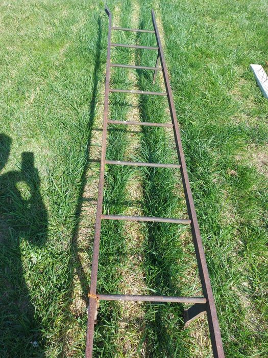 Drabina stalowa przyścienna, kominiarska 5m