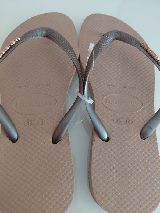 Havainas novas  33/34 equivale ha um