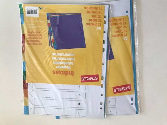 NOVO 12 Separadores STAPLES