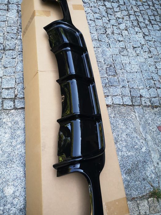 SPOILER DIFUSOR DE ESCAPE BMW SÉRIE 4 F32 F33 F36 M PERFORMANCE PRETO