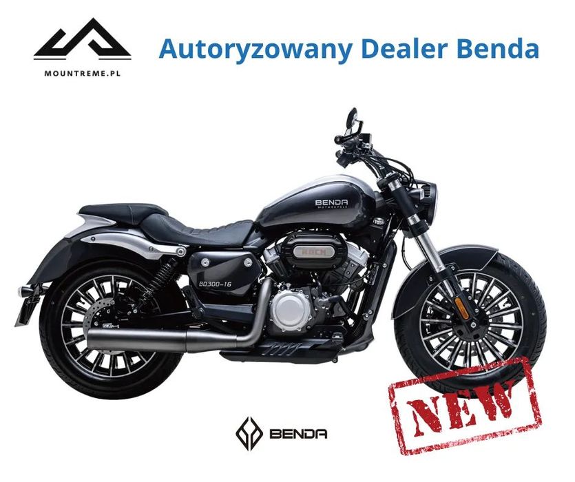 Benda  Motocykl BENDA ROCK 125 Black | Autoryzowany Dealer BENDA