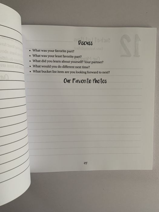 Our bucket list adventures A journal for couples