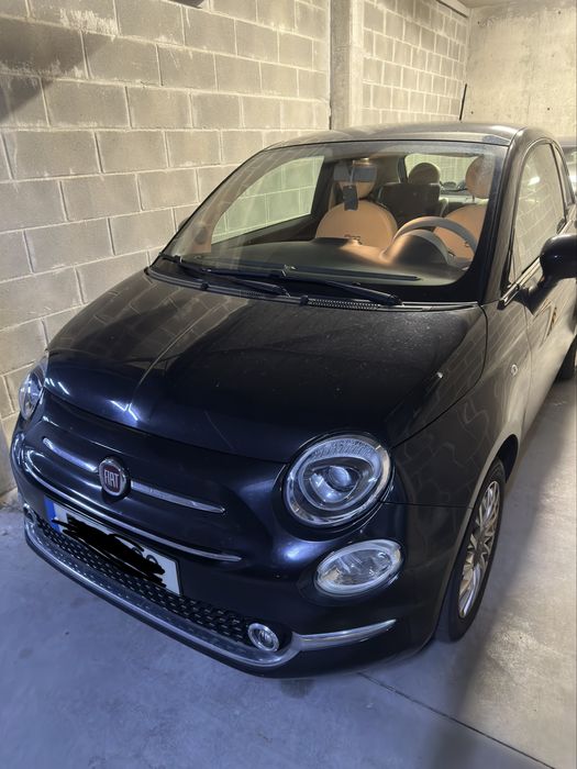 Fiat 500 1.2 Lounge 69cv | Nacional | 84.600 km | Teto Panorâmico