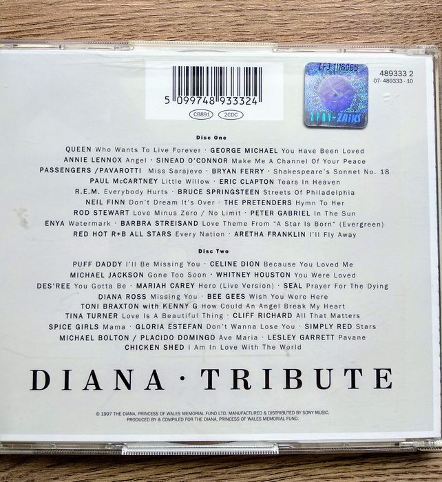DIANA Princess of Wales 2xCD