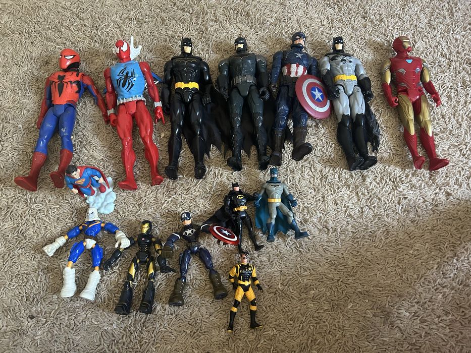 Figuras de herois da Marvel