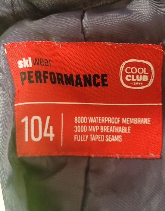 Spodnie narciarskie Cool Club r. 104