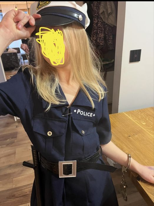 Stroj policjantki bal karnawalowy