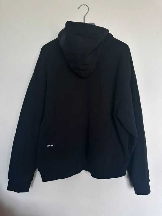 Pangaia Bluza Hoodie Black Organic Cotton Minimalist Boxy Oversize M/L