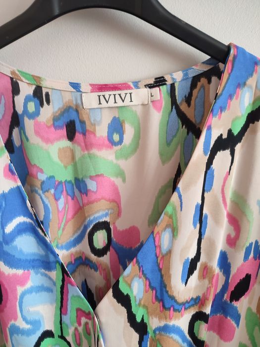 Sukienka z falbanami letnia rozm L nowa