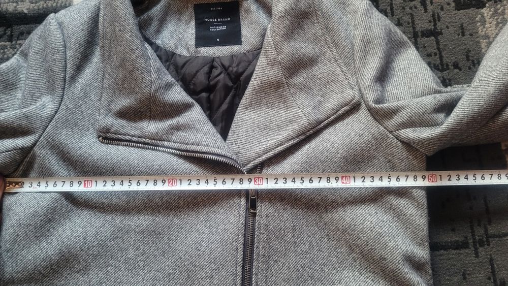 Płaszcz płaszczyk damski szary house zamki