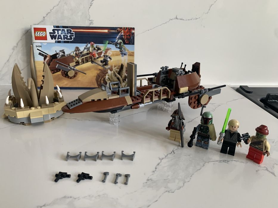 Lego 9496 Star Wars Desert Skiff kompletny
