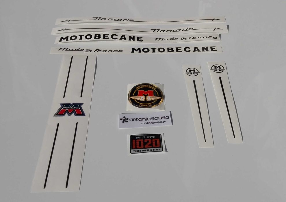 Autocolantes Altis , esmaltina Suria Sirla Confersil Vilar flandria Motobecane Rodaplana