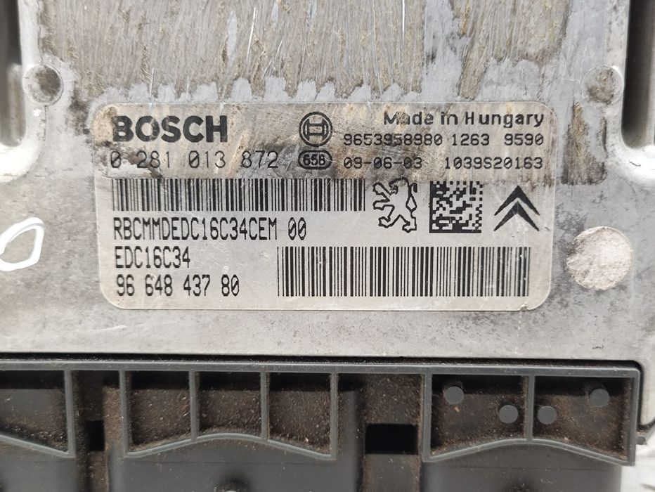 Centralina Motor Original Bosch PSA Peugeot Citroen 1.6 HDI 9HZ