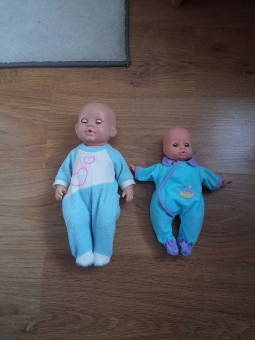 Lalki bobasy 35 i 27cm z ubrankami