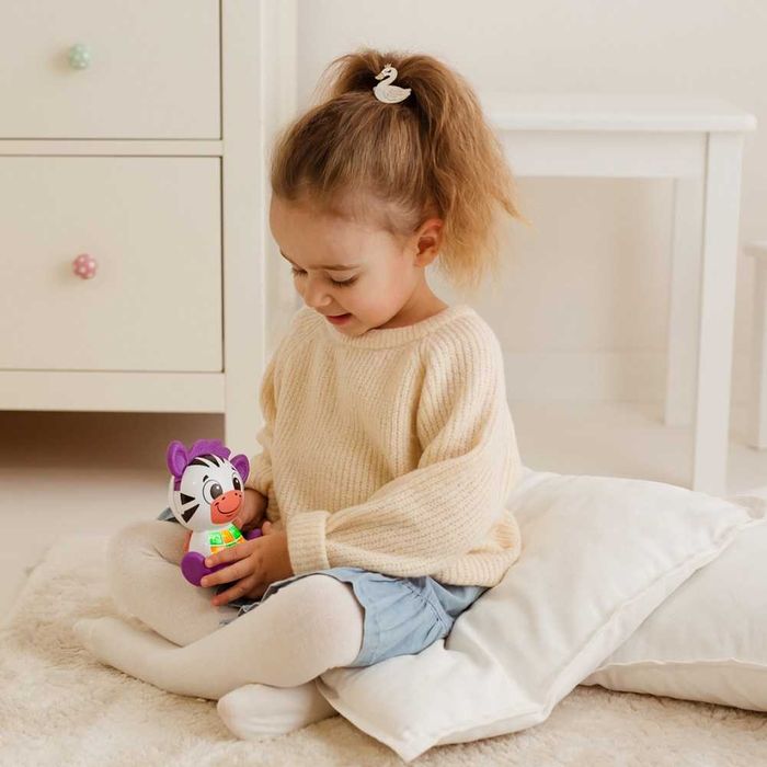 Dumel Discovery Interaktywny zwierzak Bystra Zebra DD50119