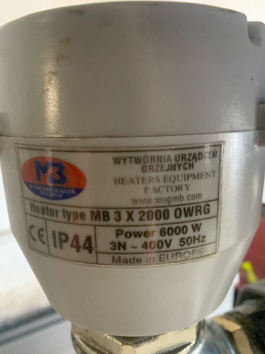 Grzałka elektryczna  6000w