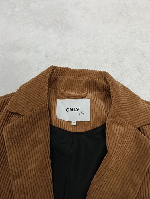 Sztruksowy płaszcz Only