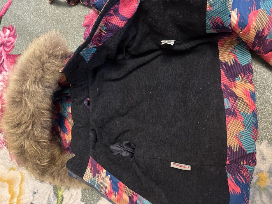 Зимовий костюм курточка і напів комбінезон  Teplee net 92-98 2-3 роки