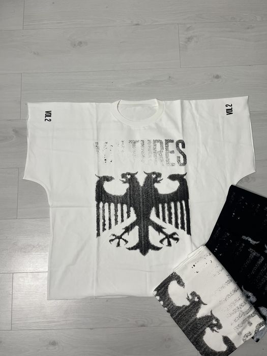 Біла футболка vultures kanye west yzy гоша рубчинский 2