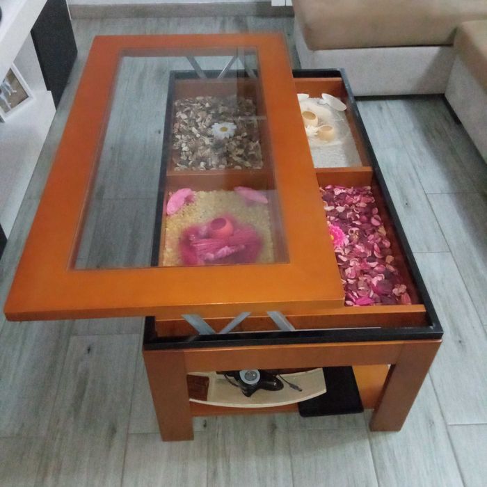 Mesa centro madeira maciça