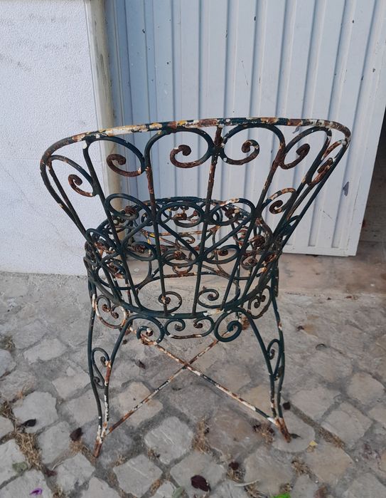 Cadeira em ferro