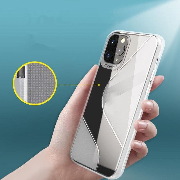 Elastyczne Etui  Do Huawei P40 Lite / Nova 7I / Nova 6 Se Niebieski
