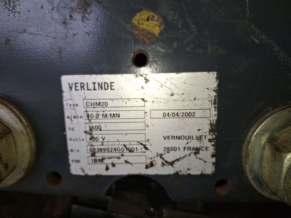 Wciągnik Verlinde 1600kg