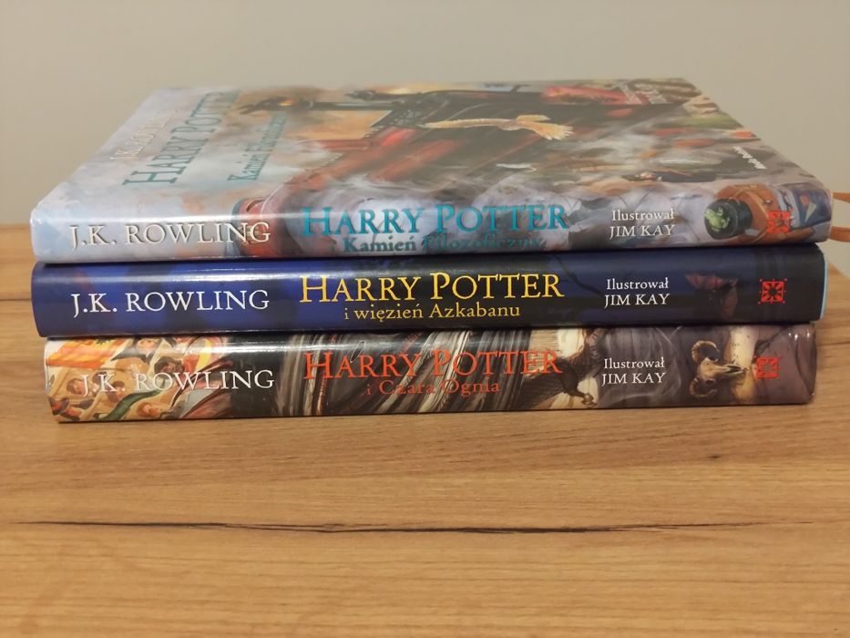 Harry Potter 3 tomy wydanie ilustrowane