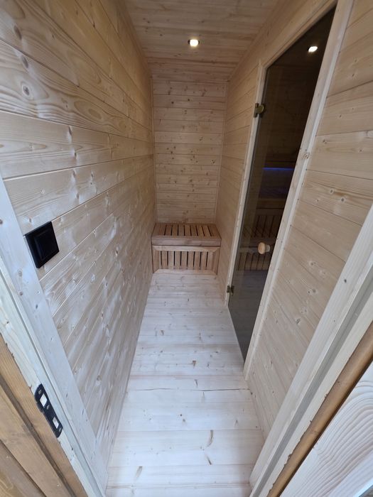 Strefa spa Sauna Balia ogrodowa