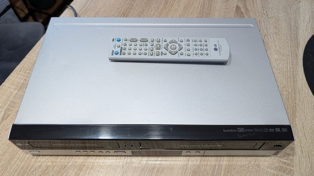 LG RC 278 #Nagrywarka DVD VHS #6HD #Hi-Fi Stereo #DivX  #DV #Pilot #Przegrywanie VHS na DVD