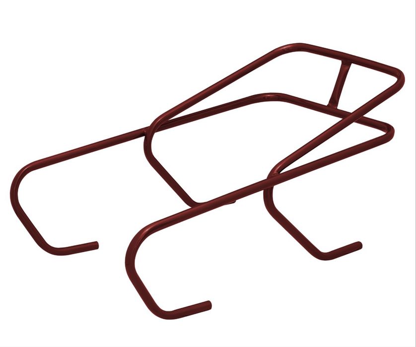 Зимові санки "Буран" бордовий