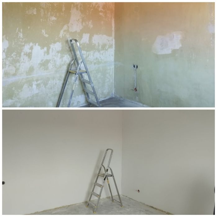 Usługa nakładania gładzi/malowanie natryskowe