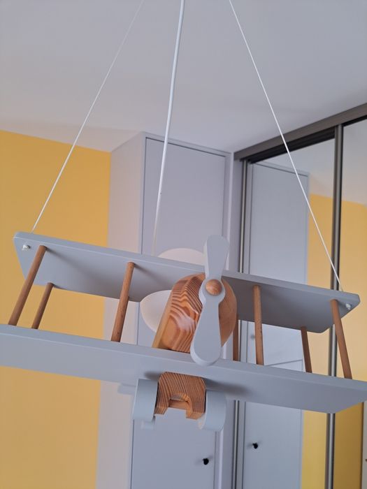 Lampa sufitowa dziecięca samolot