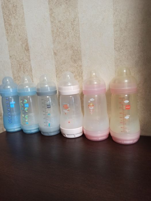 Бутылочки Anti-Colic MAM/Comotomo/соски/пустушки