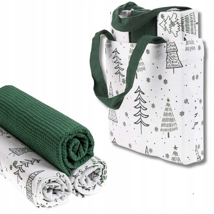 Ręczniki Kuchenne w Torbie Prezentowej MORAJ 3 pak