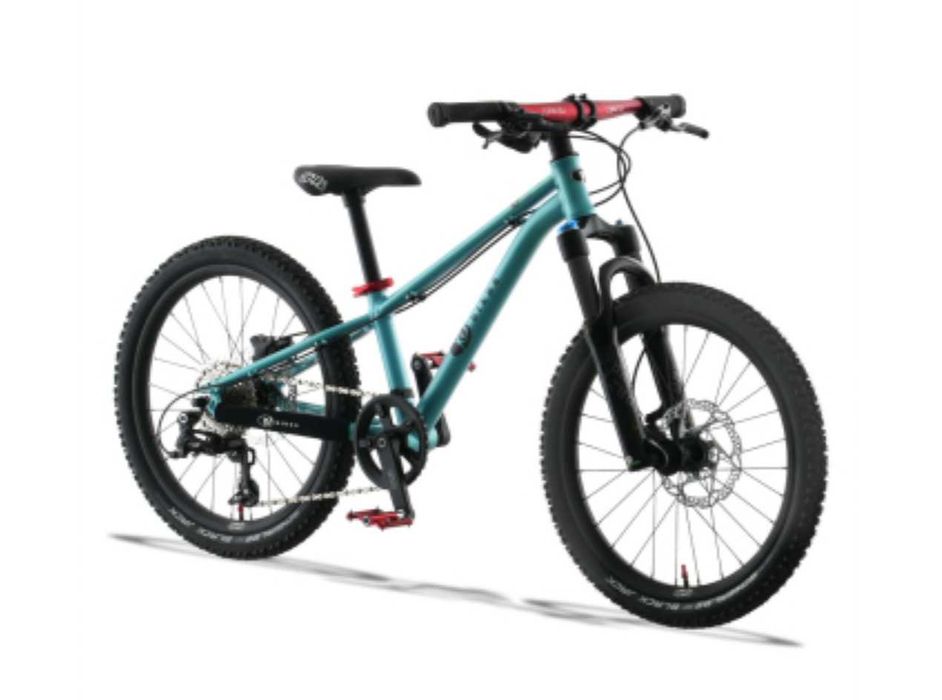 Rower dziecięcy MTB górski KUBIKES 20s laser Red disc amor 9.1 kg 2025
