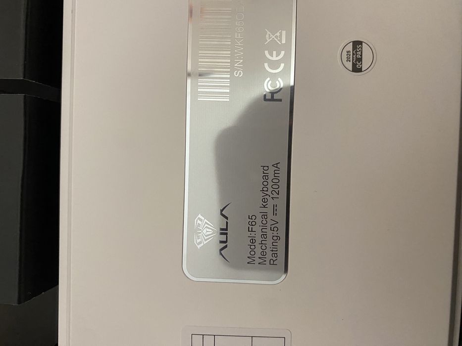 НОВА! Клавіатура Aula F65 White-Blue