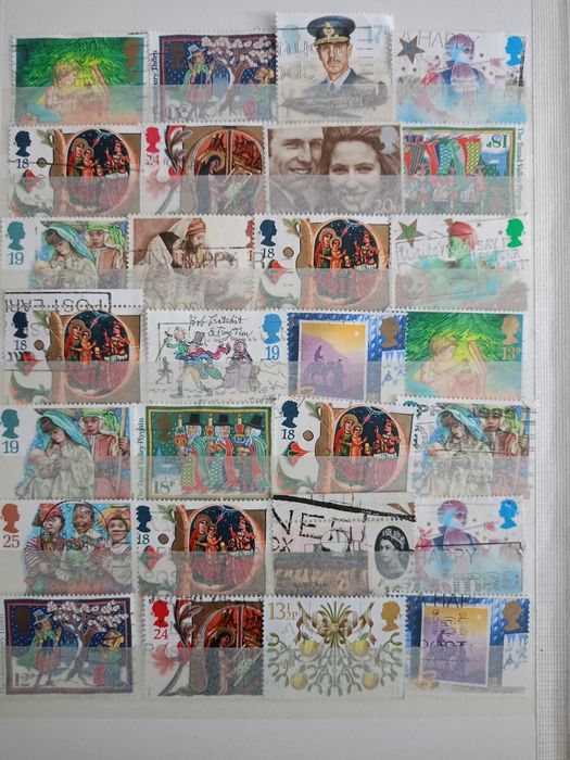 Pocztowe znaczki. Brytania