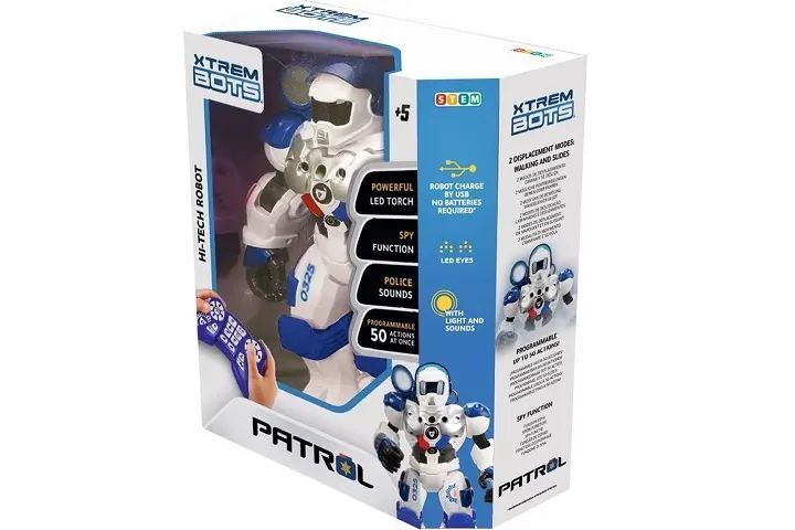 XTREM BOTS Robot Patrol Bot RC XT380972 09725 /4. XTREM BOTS - ROBOTY