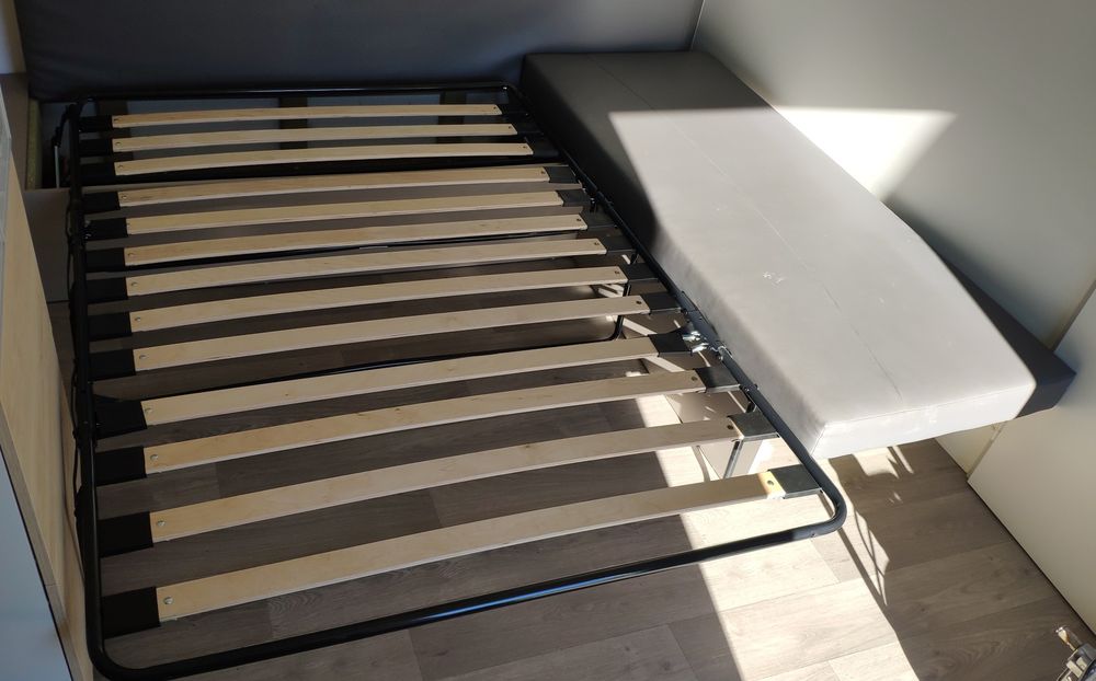 Cama oculta para sofá ou auto-caravana