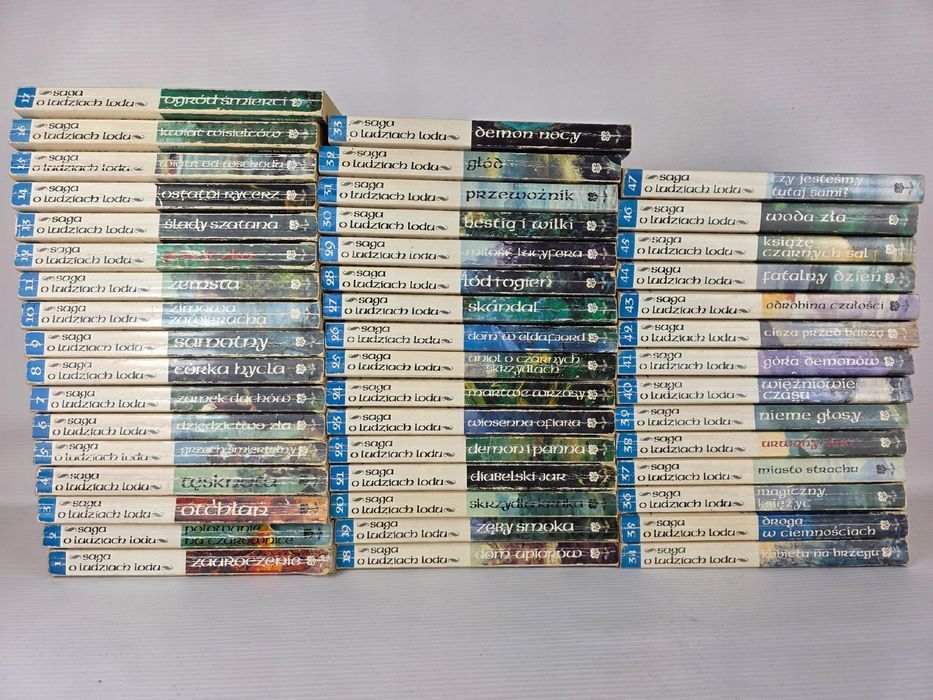Saga o ludziach lodu 1-47 KOMPLET Margit Sandemo