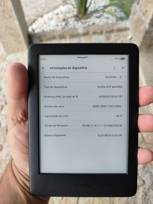 Kindle 10 + Capa